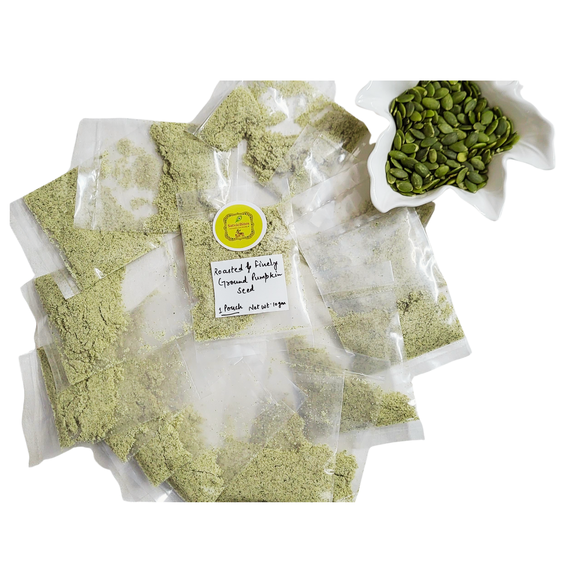 Roasted and Finely Ground Pumpkin Seed – Pack of 30 (10 g each)